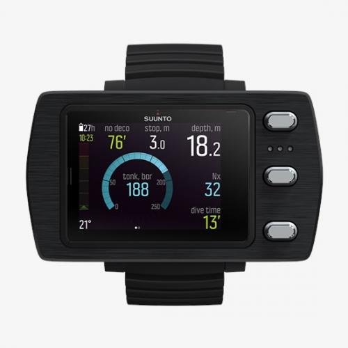 SUUNTO EON STEEL BLACK WITH BOOT AND USB
