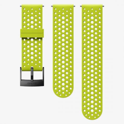 24 ATH1 SILICONE STRAP LIME/BLACK S+M  (Non Dive)