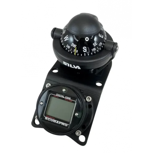 Navigation unit w/ Scuba Pro Metric Bottom Timer