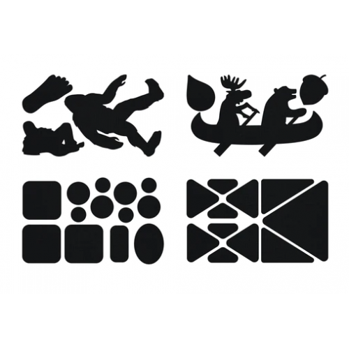 Tenacious Tape Gear Patches Outdoors Black