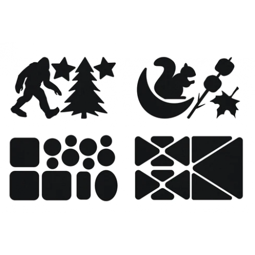 Tenacious Tape Gear Patches Camping Black