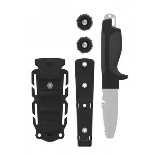 Tanu Blunt Tip Knife + BCD Adapter - Gray