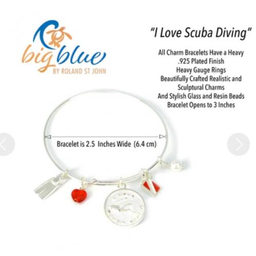 Diving Bracelet for Women, Diving Bangle Bracelet, DivingCharm Bracelet