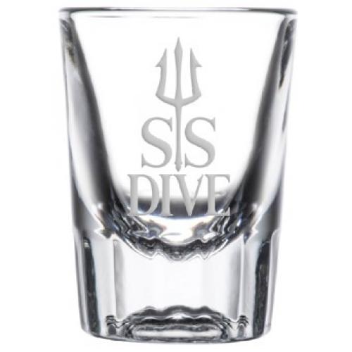 YSS DIVE FLUTED 2 OZ SHOT GLASS