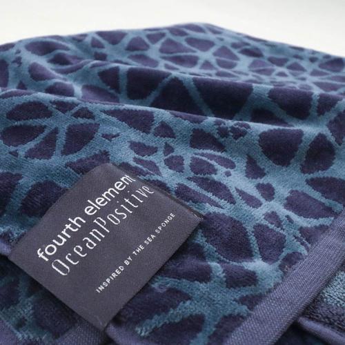 OCEANPOSITIVE BEACH TOWEL BLUE ONE SIZE 160x86cm/63x33"