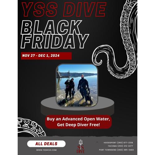 Buy Advanced Open Water and Get Deep Diver Free