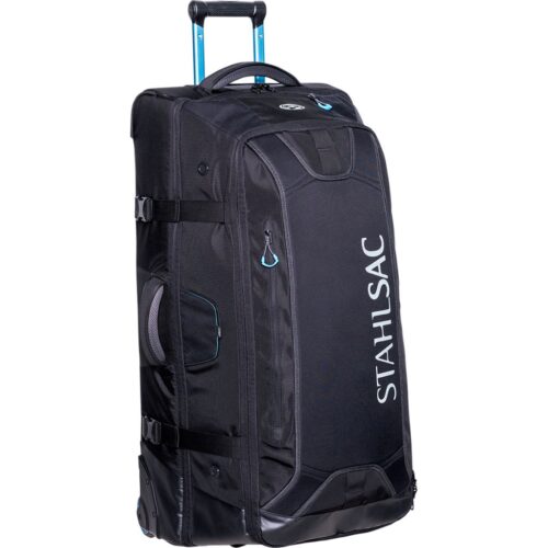 34in Steel Wheeled Bag, Black