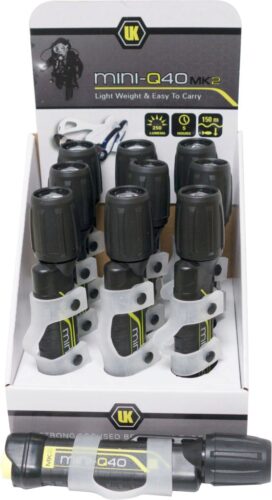 MiniQ40 MK2, 10-Pack Counter Display, Black, with Batteries