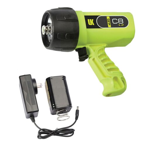 C8 eLED (L2) Rechargeable w/ NiMH Battery/Charger, Safety Yellow,