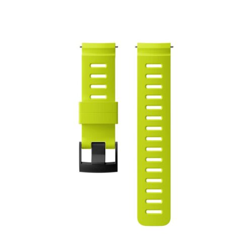 SUUNTO Q/R SILICONE STRAP LIME/BLACK M