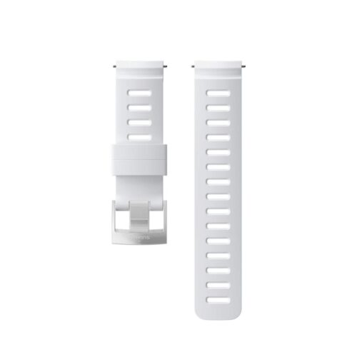 SUUNTO Q/R SILICONE STRAP WHITE/STEEL M
