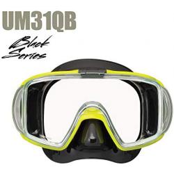 ADULT VISIO TRI-EX MASK - BLACK/YELLOW