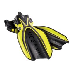 MANTA RAY FIN, YELLOW/BLACK, XS