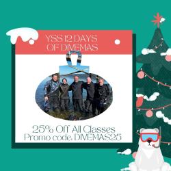 12 days of Divemas 25% off all Courses