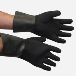 DRY GLOVES HEAVYWEIGHT BLACK TEXTURED LARGE
