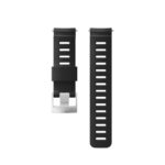 SUUNTO Q/R SILICONE STRAP BLACK/STEEL M