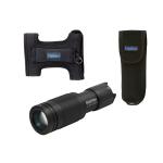 450 Lumen Mini Focusable Light, Black w/ Glove, Pouch, & Batterie