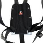 Continuous Webbing Harness on Aluminum Backplate