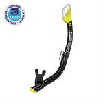 TUSA SPORT ADULT DRY SNORKEL - BLACK/YELLOW