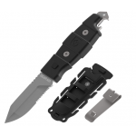 Buri Drop Point Knife Black