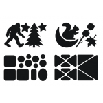 Tenacious Tape Gear Patches Camping Black