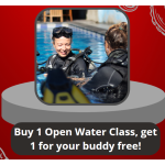 CYBER MONDAY Dive in Pairs: Buy 1, Get 1 Free Open Water Course!