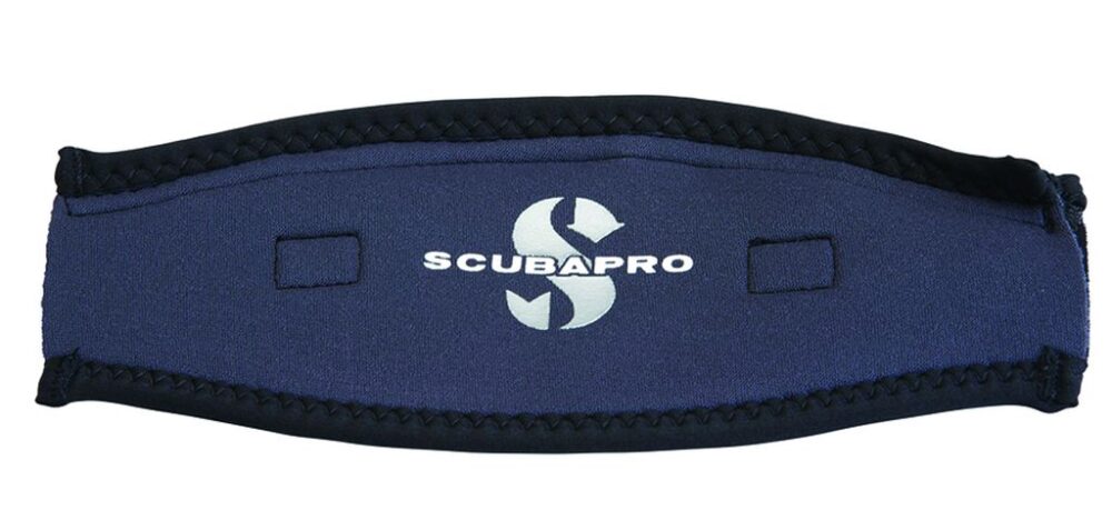 Neoprene Mask Strap,  2.5 MM - Black/Gray