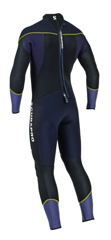 Sport Steamer 3mm Bzip Men's- Black/Yellow