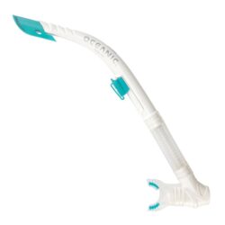 OCEANIC ARID SNORKEL, WHITE/AQUA