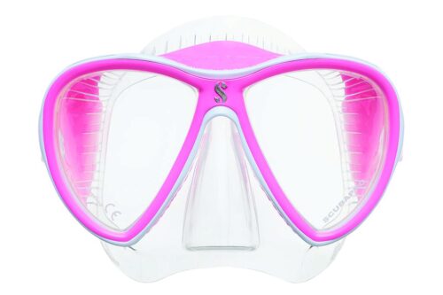 Synergy 2 Twin - Clear/Clear/Pink w/comfort strap- Clear Skirt