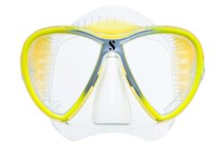 Synergy 2 Twin - Clear/Clear/Yellow w/comfort strap - Clear Skirt