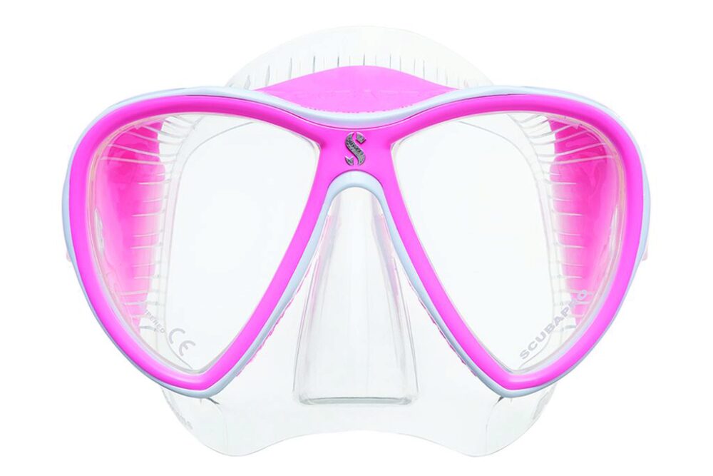 Synergy 2 Twin - Clear/Clear/Pink w/comfort strap- Clear Skirt