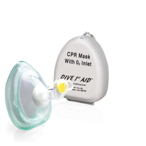 CPR Mask With O2 Inlet