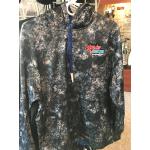 Mick's Scuba Hooded Sweatshirt, Blue Mineral Wash, L