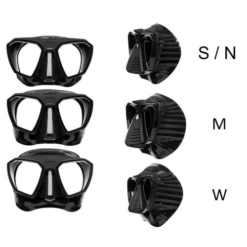 Scubapro D-Mask Skirt Wide - Black