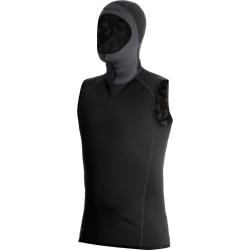EXOWEAR Hooded Vest Unisex - Black - 2XS