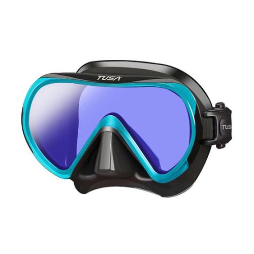 TUSA INO PRO MASK, BLACK SILICONE, OCEAN GREEN