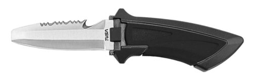 TUSA MINI KNIFE BLUNT TIP - BLACK