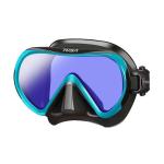 TUSA INO PRO MASK, BLACK SILICONE, OCEAN GREEN