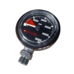 HOLLIS PRESSURE GAUGE MODULE PSI LOW PROFILE BLK-- METAL W/O BOOT