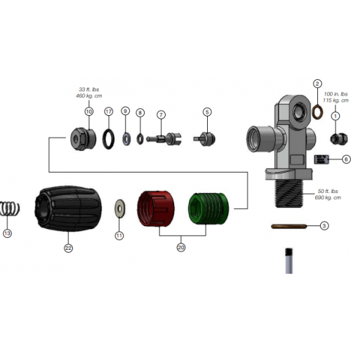 Safety Handwheel - Black