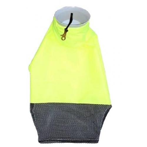 1/2 Nylon 1/2 Mesh Hotel with Bottom Zipper - Mouth with Clip