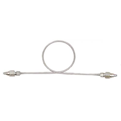 Oxygen Pigtail - CGA 540 - 20" Single Loop Stainless Steel