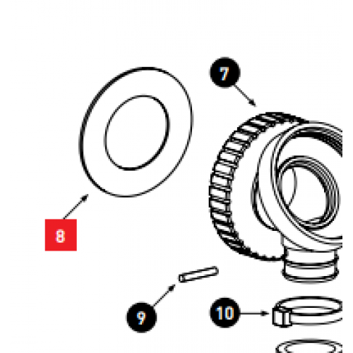 OP Shoulder Gasket, Black