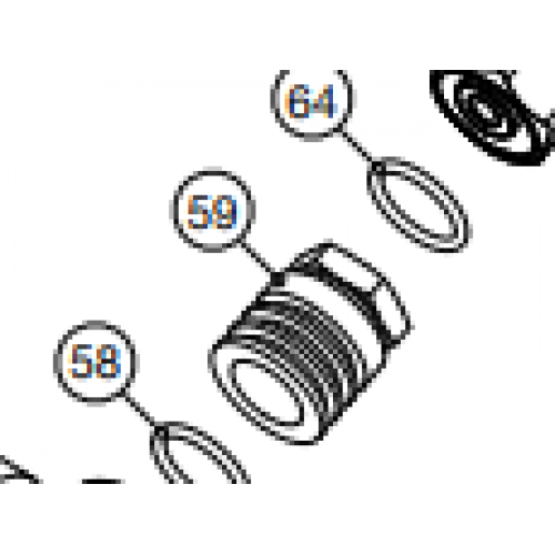Inlet Fitting - Plastic