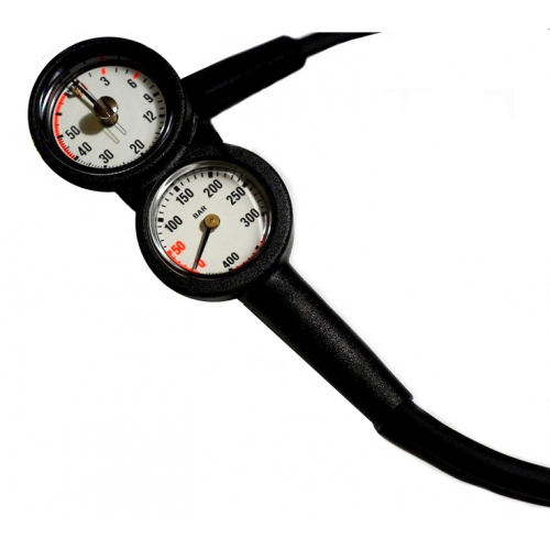 MINI PRESSURE AND DEPTH GAUGE - BAR AND METER ONLY