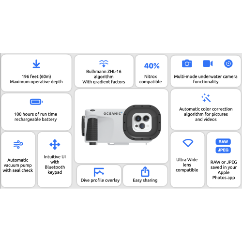 OCEANIC+ DIVE HOUSING