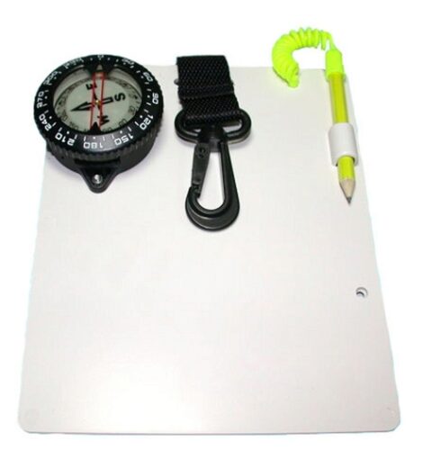 7" x 6" Slate with Compass and Clip