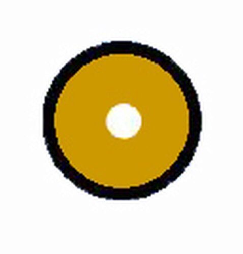 9/16" Black Coated Amber Tubing