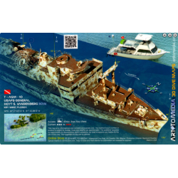 Vandenburg Bow Key West - 3D Dive Site Card